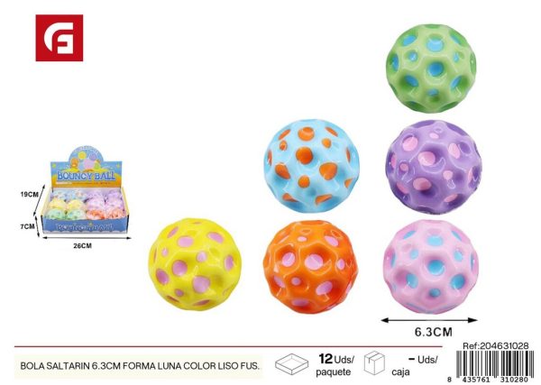 Pelota saltarina de 6.3cm en color fucsia (12 pcs) - Juguetes y pelotas pequeñas