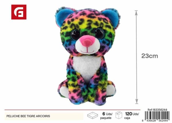 Peluche de tigre arcoíris - Peluches y juguetes blandos