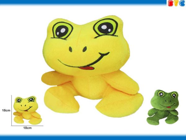 Peluche rana sonriente 18cm - Juguetes de peluche