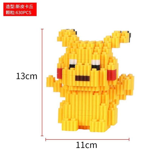 Piezas de construcción 13cm Pikachu (250) 6043 - Juguetes variados