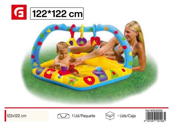 Piscina bebé castillo 122*122 cm - Diversión infantil