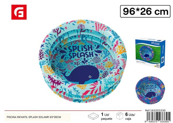 Piscina infantil Splash Solmar 93*26 cm - Diversión para los más pequeños