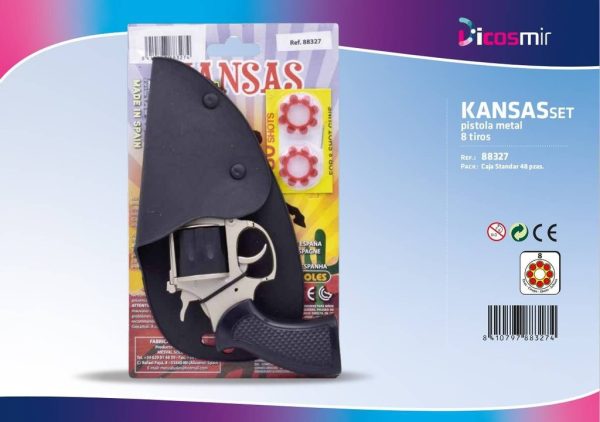 Pistola KANSAS set de funda - Juguetes de armas