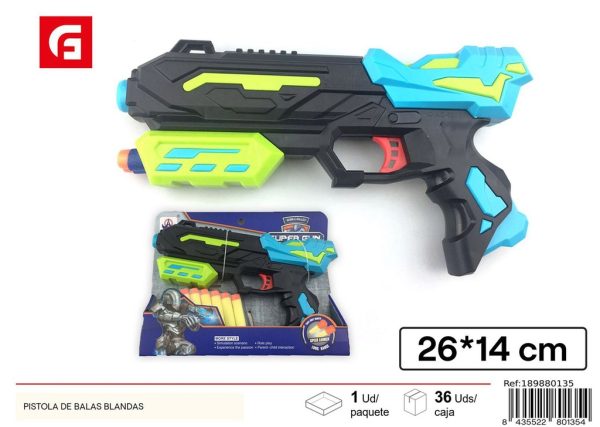 Pistola con balas blandas - Juguetes de acción