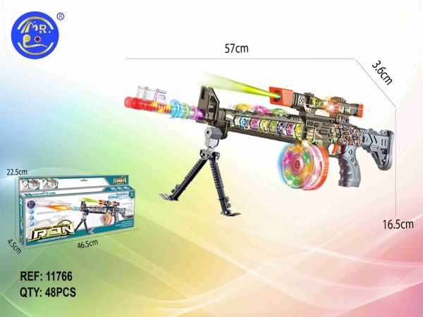 Pistola con luz y sonido - Arma de juguete con efectos especiales