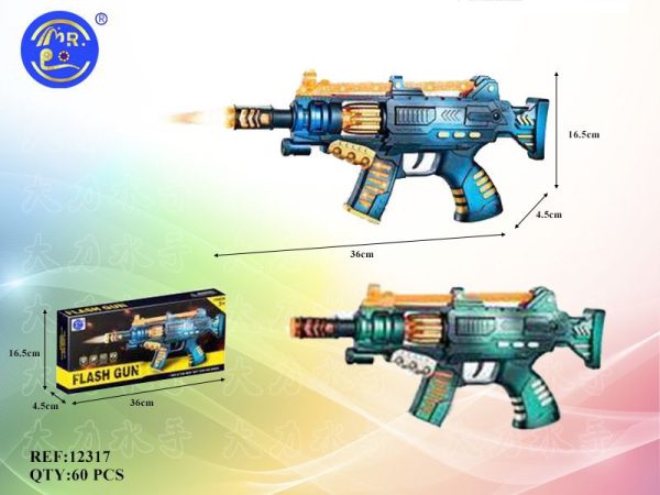 Pistola con luz y sonido, Juguetes de pistolas