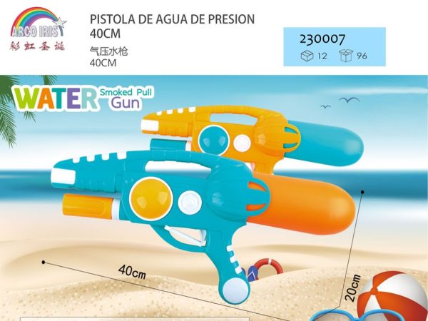 Pistola de Agua de Presión 40 cm - Juguetes de agua para el verano