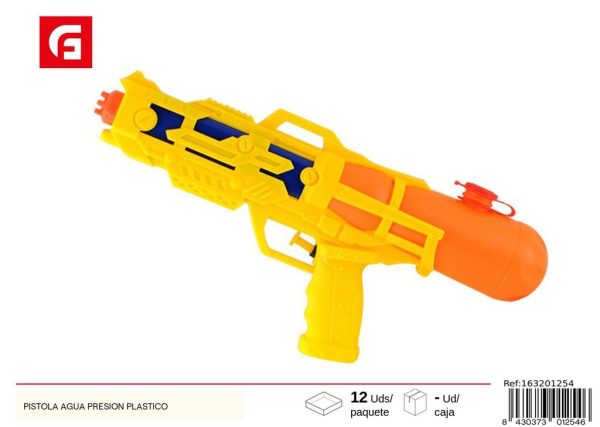 Pistola de agua a presión de plástico - Juguetes de verano