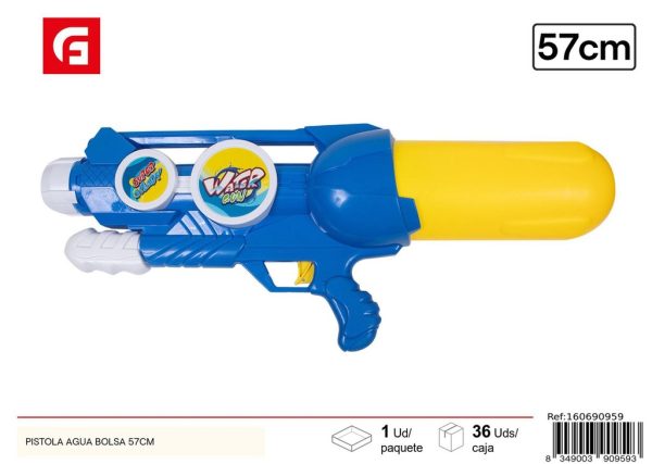 Pistola de agua bolsa 57 cm - Juguetes para el verano