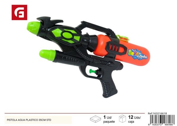 Pistola de agua de plástico 35 cm estándar - Juguetes de verano
