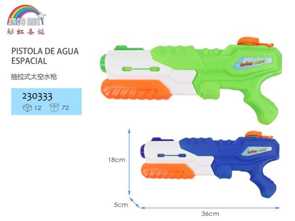 Pistola de agua espacial retráctil - Juguetes de agua