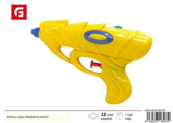 Pistola de agua presión plástico - Juguetes para verano