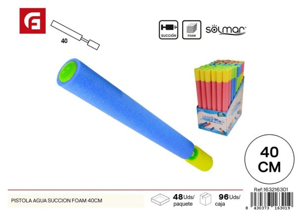 Pistola de agua succión foam 40 cm - Juguetes de verano