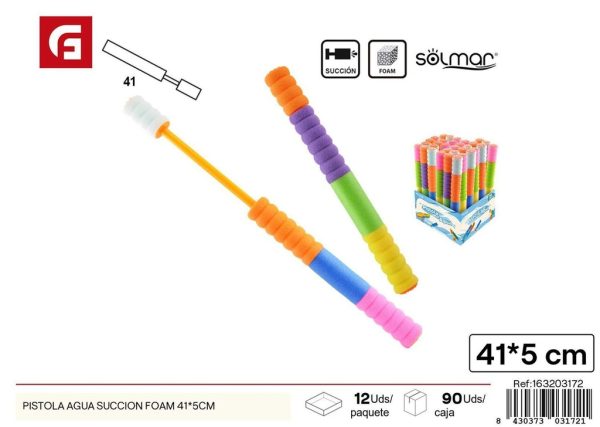 Pistola de agua succión foam 41*5 cm - Juguetes para jugar en el agua