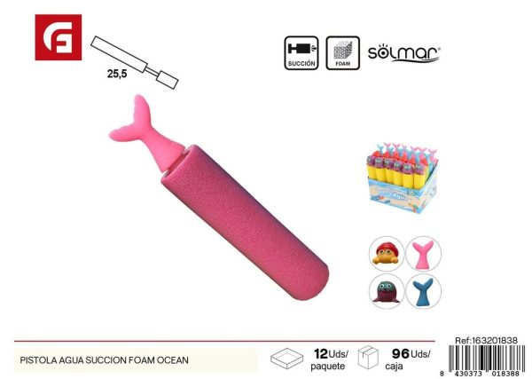 Pistola de agua succión foam ocean - Juguetes acuáticos