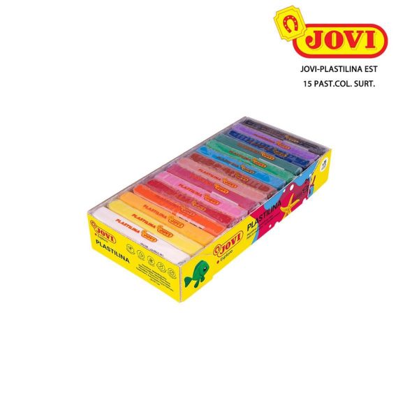 Plastilina Jovi 15 colores surtidos para manualidades