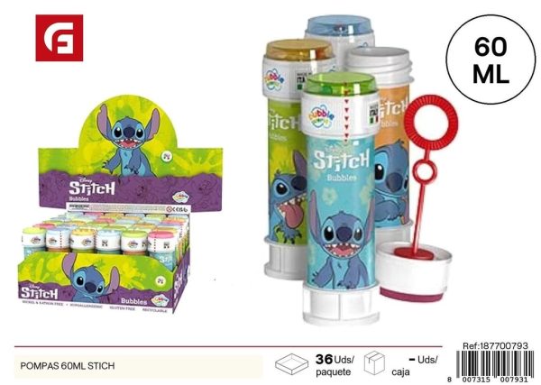 Pompas 60ml Stitch - Juguetes de pompas