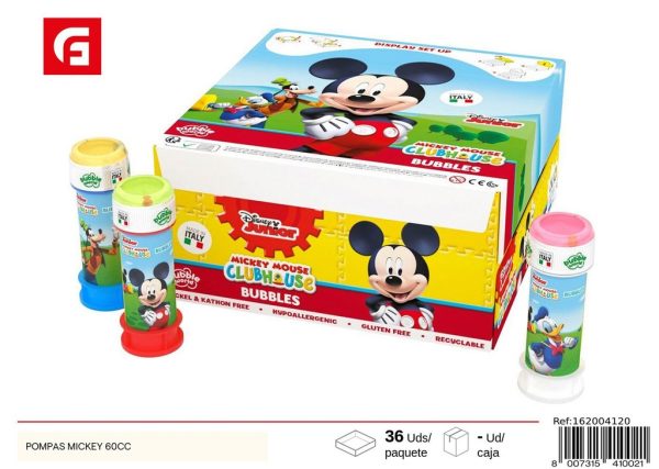 Pompitas Mickey 60cc - Juguetes de pompas