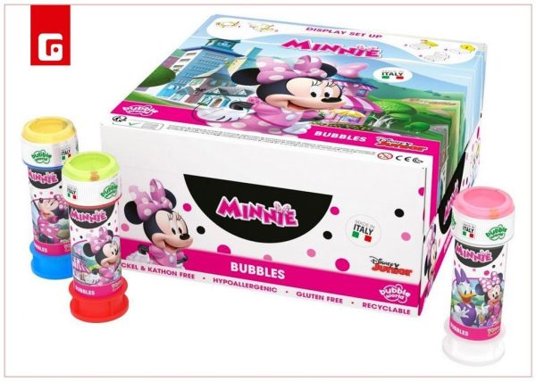 Pompitas Minnie 60cc - Juguetes de pompas