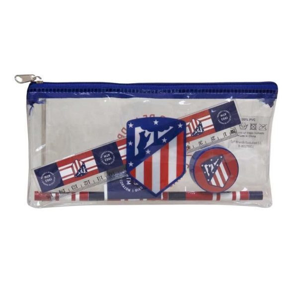 Portatodo con material escolar Atlético de Madrid - Artículos de equipos deportivos