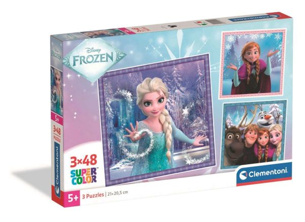 Puzle 3X48 Square Frozen 2025 - Juguetes educativos y juegos