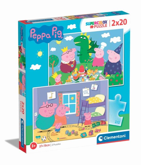 Puzzle 2x20 Peppa Pig - Licencia oficial
