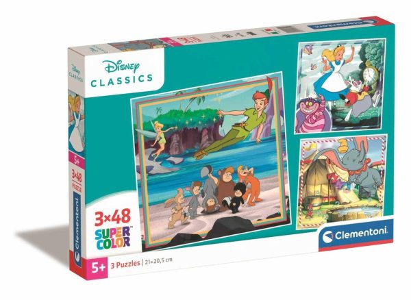 Puzzle 3x48 Square Disney Classics - Licencia oficial