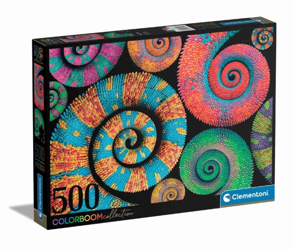 Puzzle 500 HQC Colorboom Curly T, Clementoni - Juguetes