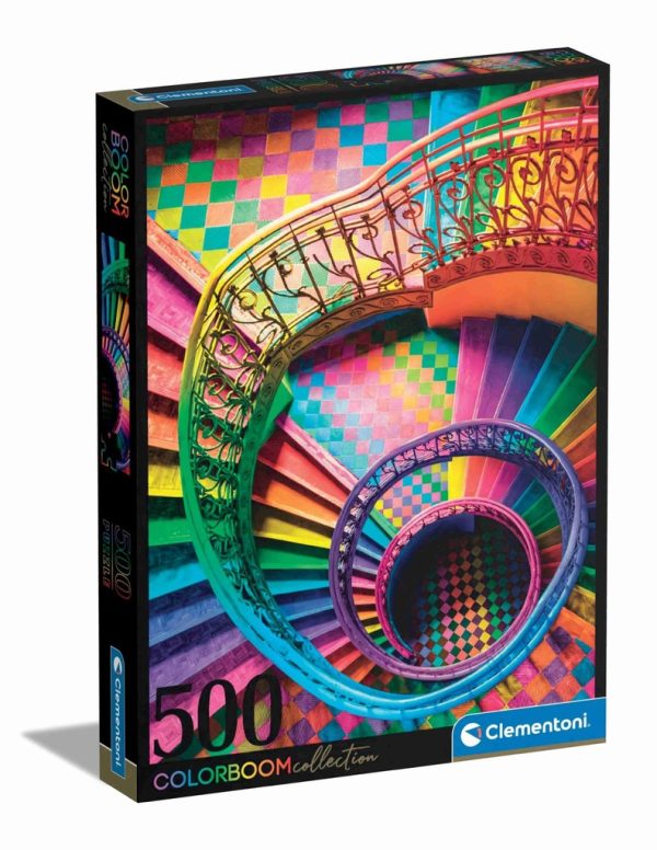 Puzzle 500 HQC TBD Colorboom Escaleras 2023, Clementoni - Juguetes