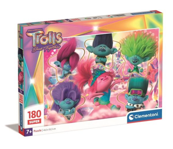 Puzzle de 180 piezas de Trolls 2023 - Juguetes educativos