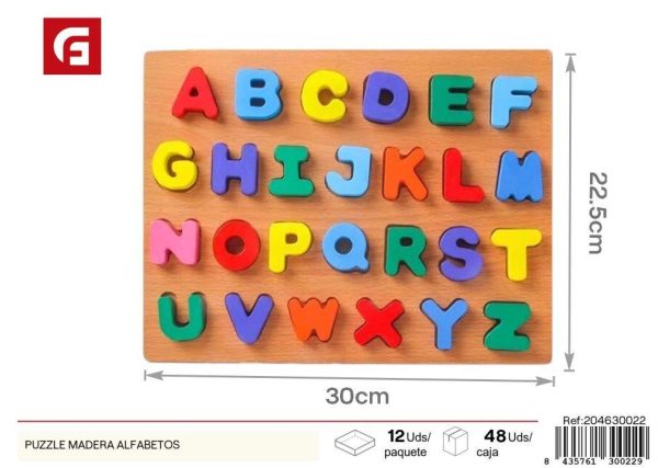 Puzzle de Madera Alfabetos - Juguetes educativos y puzzles