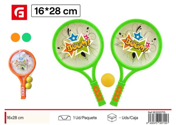 Raquetas de tenis de playa con 2 pelotas - Juguetes deportivos y exteriores
