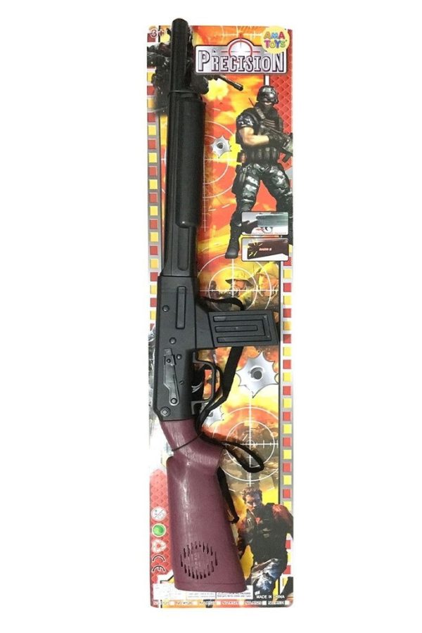 Rifle de pala en blíster 78x19cm - Juguetes y armas