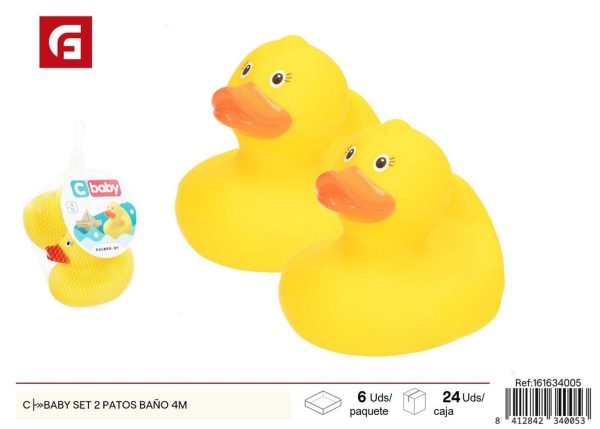 Set 2 patos baño 4M+ - Diversión acuática
