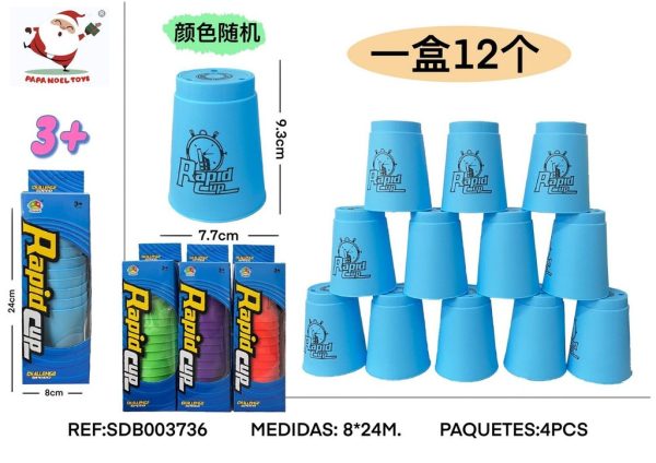 Set de Vasos de Speed Cups - Juguetes de velocidad y coordinación
