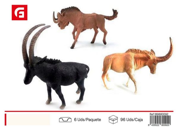 Set de animales de la selva (3 figuras de 5 pulgadas) - Juguetes y animales - Imagen 2