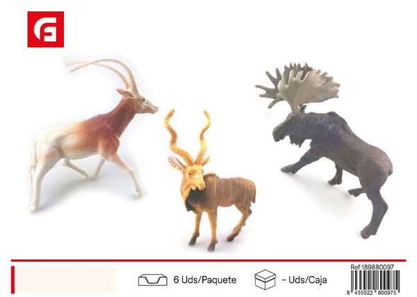 Set de animales de la selva (3 figuras de 5 pulgadas) - Juguetes y animales - Imagen 4