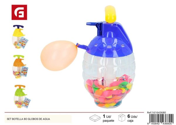 Set de botella + 80 globos de agua - Juegos de verano