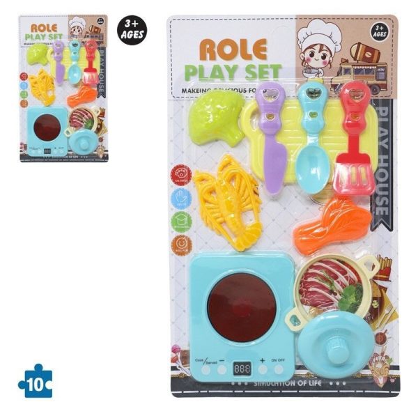 Set de cocina blister 10 piezas - Juguetes