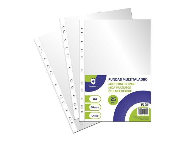 Set de fundas transparentes A4 multifuncionales 25 piezas 0.08mm - Material de oficina y organizadores