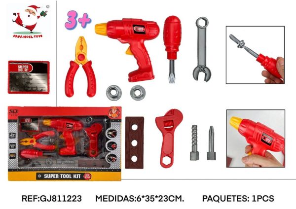 Set de herramientas para niños - Juguetes educativos y de juego simbólico - Imagen 4