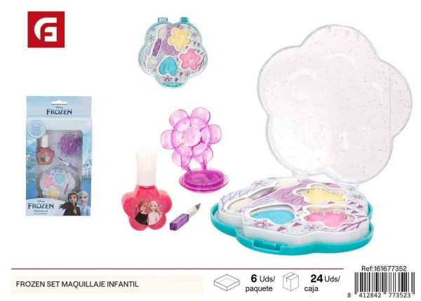 Set de maquillaje infantil de Frozen - Juguete temático de belleza