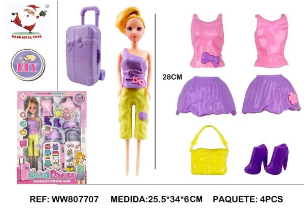 Set de muñeca de 11 pulgadas DIY - Juguetes de muñecas