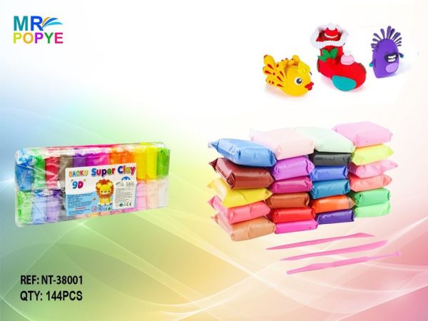 Sets de 24 colores de arcilla en bolsa - Producto de slime