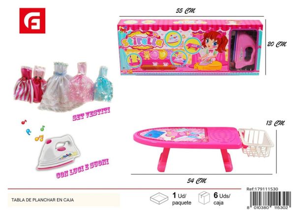 Tabla de planchar en caja - Accesorios de juguetes
