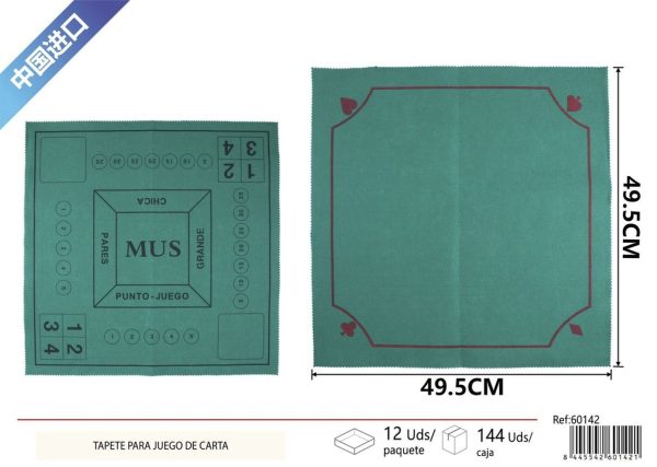 Tapete de Mahjong 50*50 cm - Juegos de mesa y entretenimiento