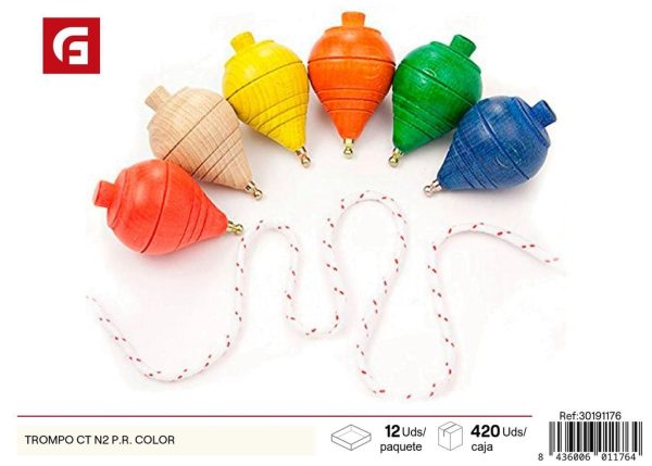 Trompo peonzas CT N2 en color - Juguetes