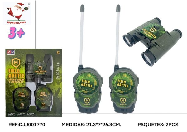 Walkie Talkie con Telescopio - Juguetes de comunicación y exploración