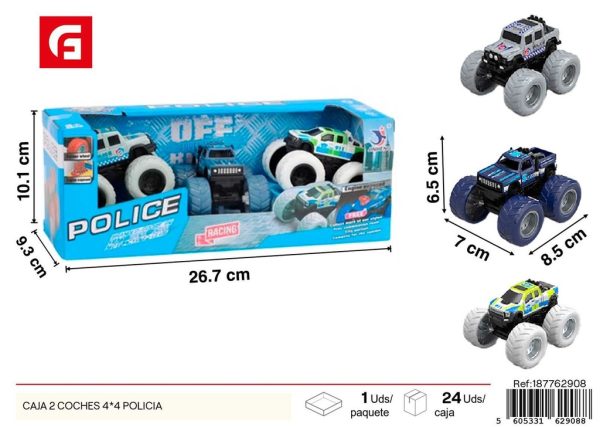 juguetes de policía 4x4 (2 coches) - Nuevos productos