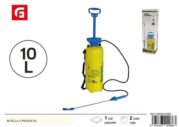 Botella a presión de 10L - Accesorios de jardín y riego
